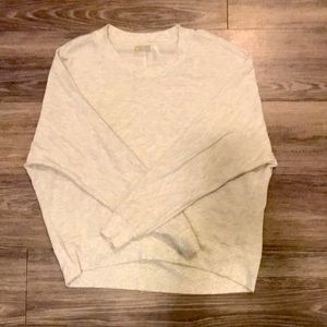 Super soft oatmeal colored crew sweatshirt